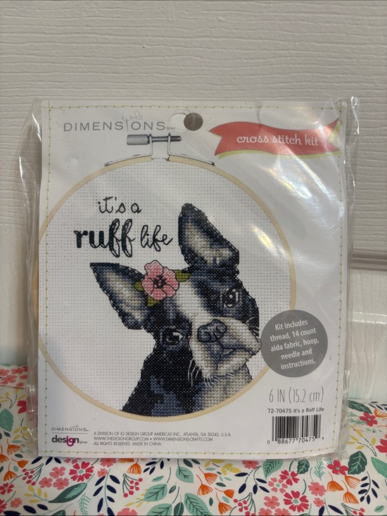 Other - 'It's a Ruff Life' Cross Stitch Kit